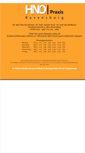 Mobile Screenshot of hno-ravensburg.de